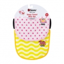 Sassy AIRY TOWEL BIBS SET �ԥ󥯡��������� SD-1151