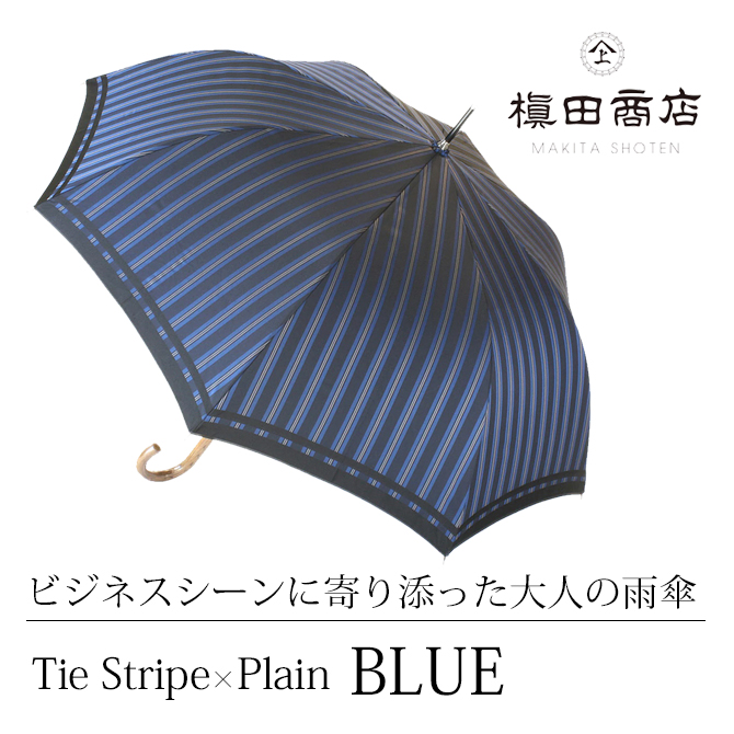 Tie StripePlain BLUE