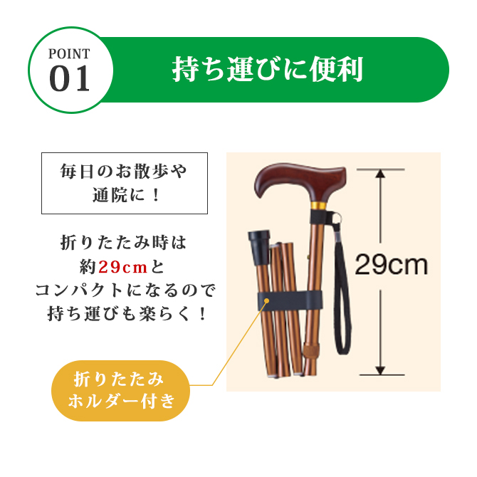 愛杖 Dシリーズ 折りたたみタイプ