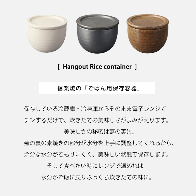 Hangout Rice container